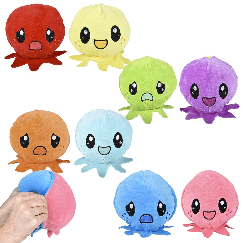 Plush Octopus Reverse Eez 6" (1 DZ)