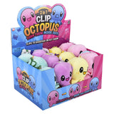 Plush Octopus Clip On (24 Pc Display)