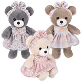Plush Sundress Bear 12"