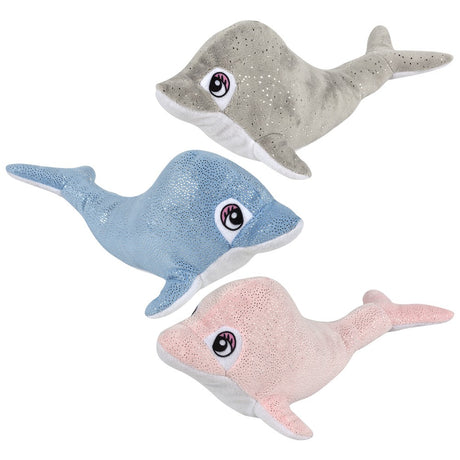 Sparkle Dolphin Plush 12"