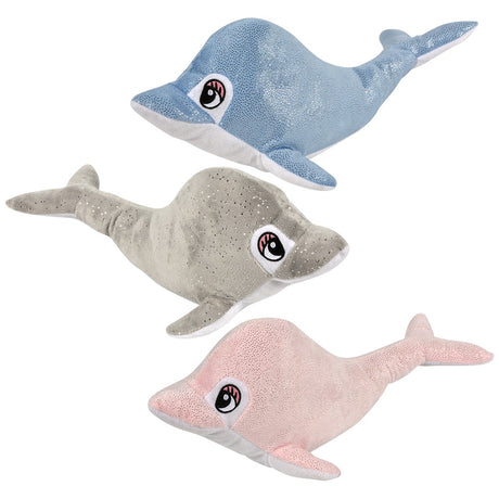 Sparkle Dolphin Plush 15"