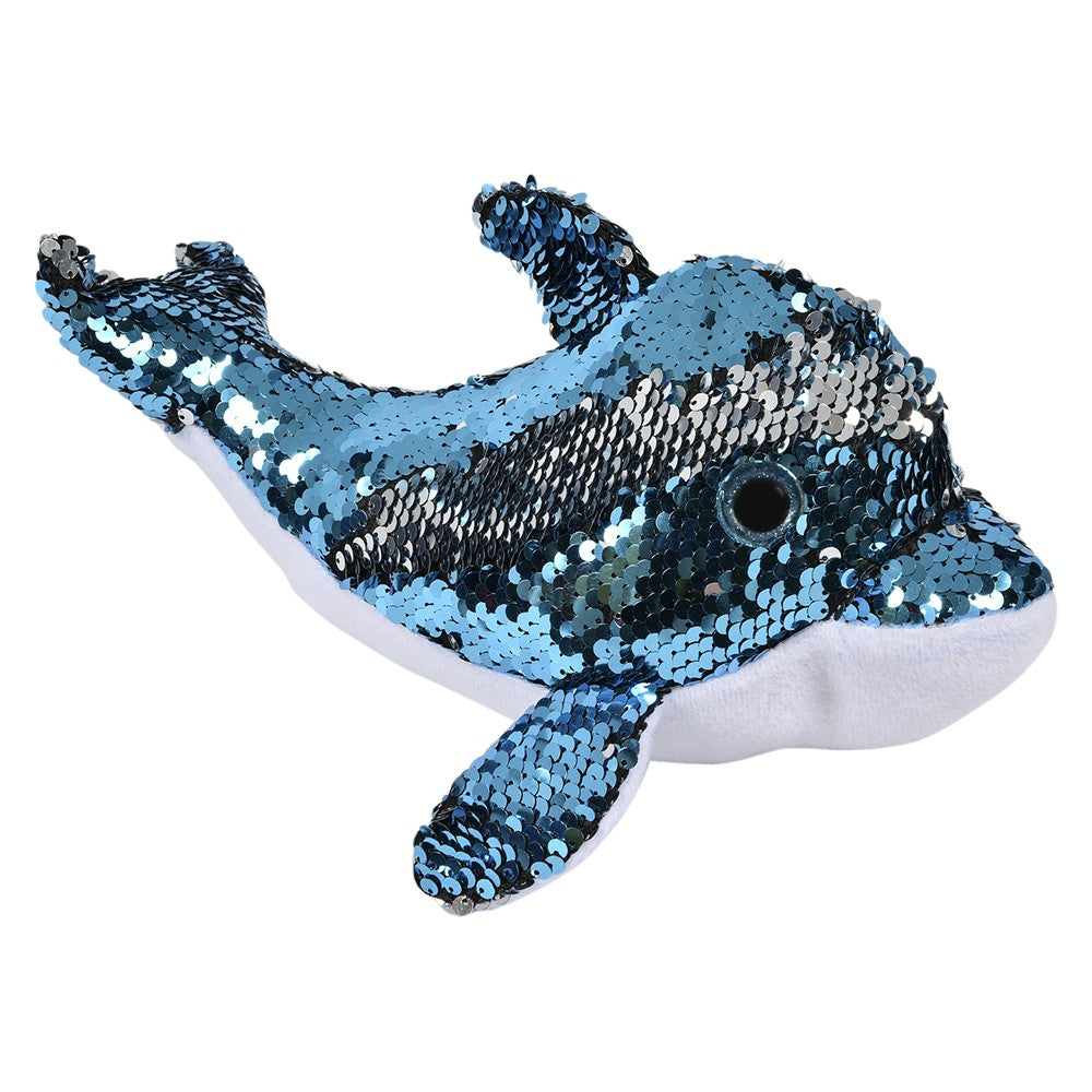 Sequin Dolphin Plush 10"