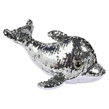 Sequin Dolphin Plush 10"