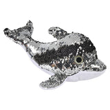Sequin Dolphin Plush 10"