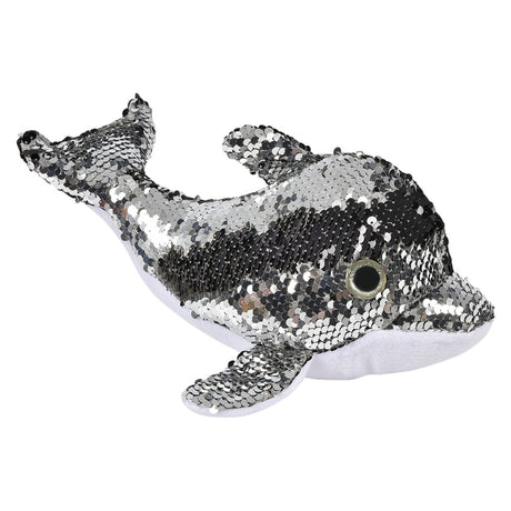 Sequin Dolphin Plush 10"