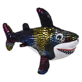 Plush Shark 8" Multicolored Sequin