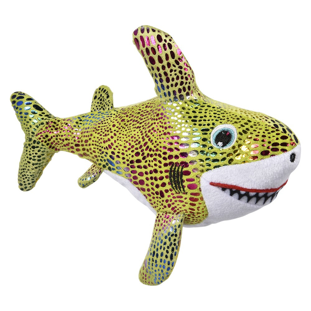 Plush Shark 8" Multicolored Sequin