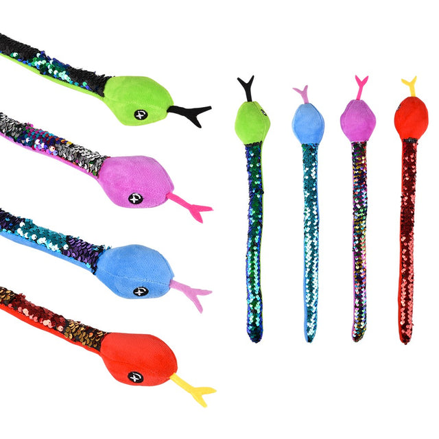 Sequin Snake Plush (1 DZ)