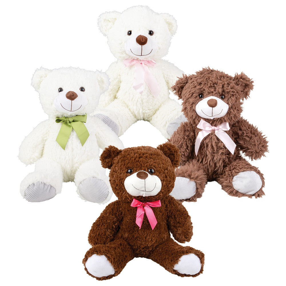 Plush Ribbon Bear Assortment 22"