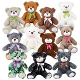 Plush Ribbon Bear Assortment 22"