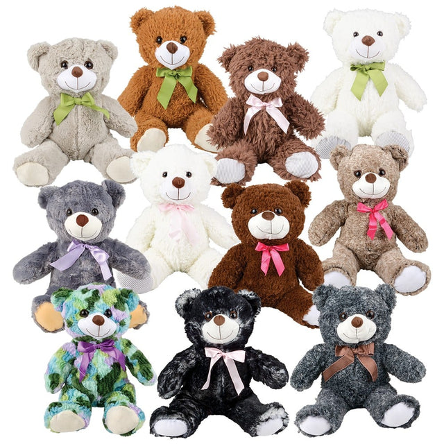 Plush Ribbon Bear Assortment 22"