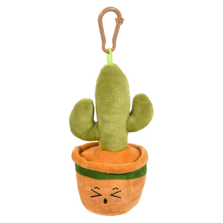 Succulent Backpack Clip Plush
