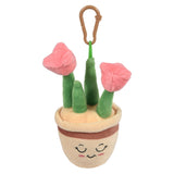 Succulent Backpack Clip Plush