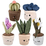 Plush Succulent Assortment 6.5"-10" 6ct