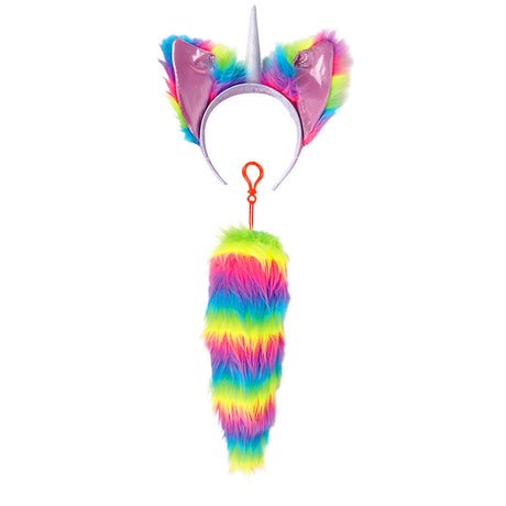 Unicorn Headband and Tail Set