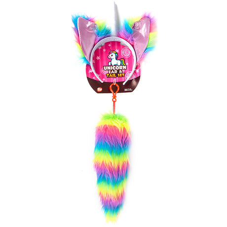 Unicorn Headband and Tail Set
