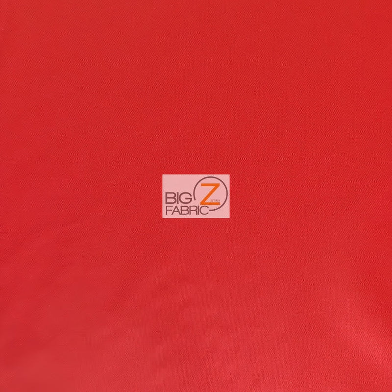 Solid Red Outdoor Canvas Waterproof Fabric by the Yard