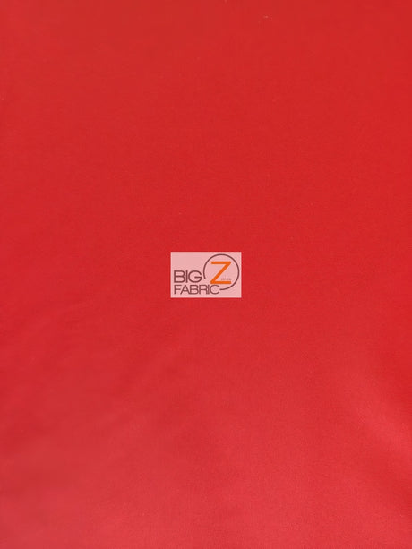 Solid Red Outdoor Canvas Waterproof Fabric by the Yard