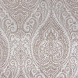 Polina Fabric Polyester Linen Jacquard Fabric - Two Tone Paisley Damask, 59" Width (1 Yard)