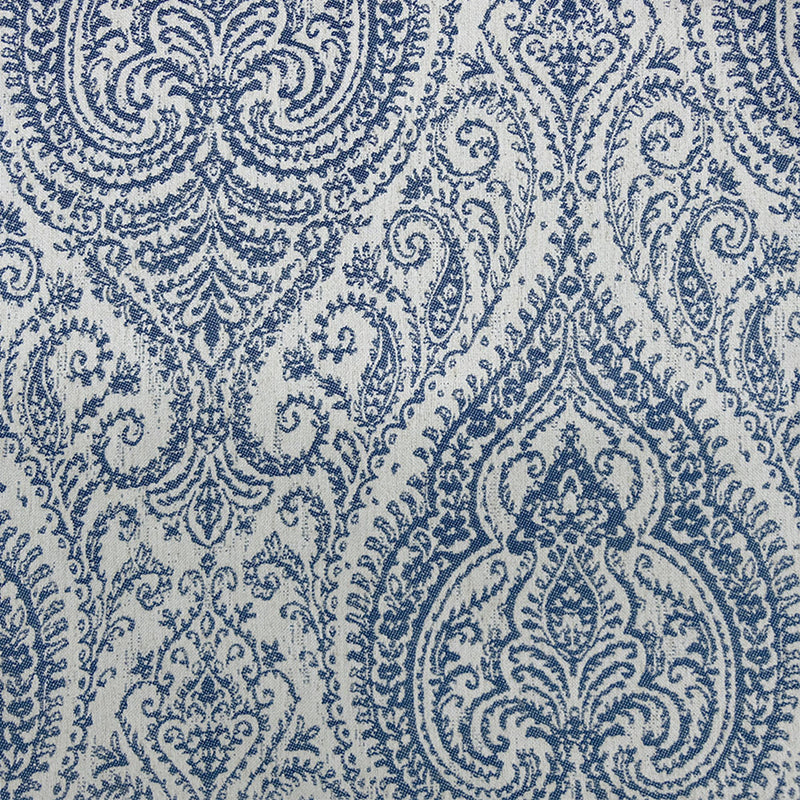 Polina Fabric Polyester Linen Jacquard Fabric - Two Tone Paisley Damask, 59" Width (1 Yard)