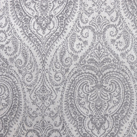 Polina Fabric Polyester Linen Jacquard Fabric - Two Tone Paisley Damask, 59" Width (1 Yard)