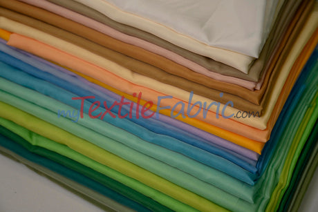 Polyester Lining Fabric - 100 Percent Polyester, Solid, 58/60" Width (Continuous Yards)
