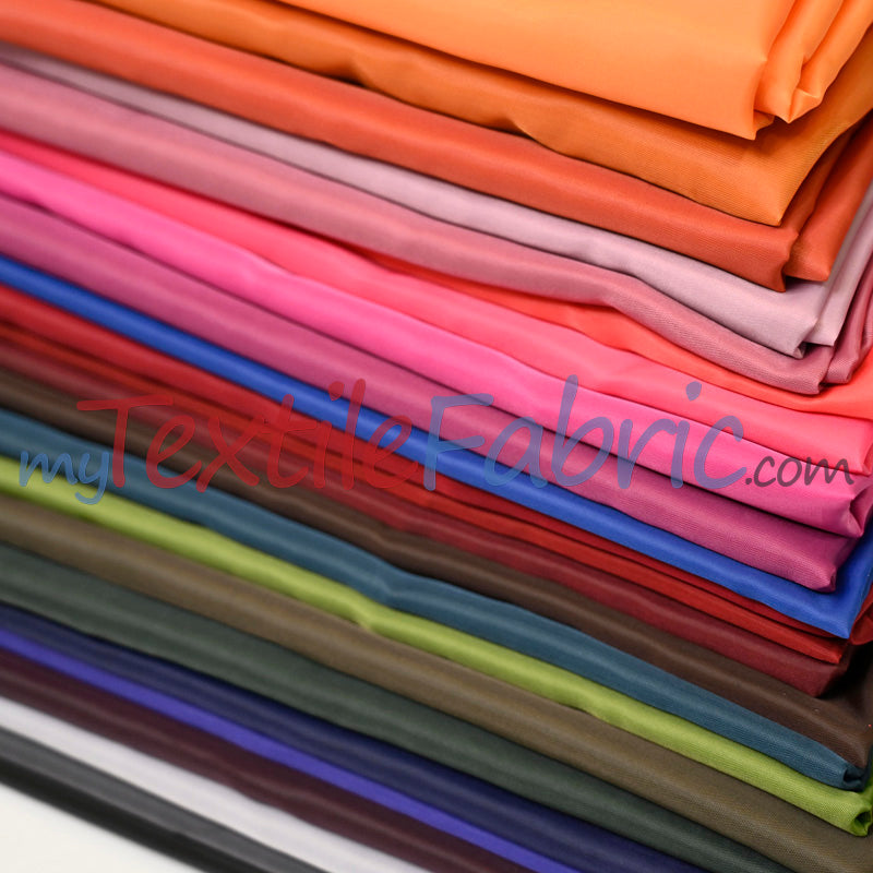 Polyester Lining Fabric - 100 Percent Polyester, Solid, 58/60" Width (Continuous Yards)