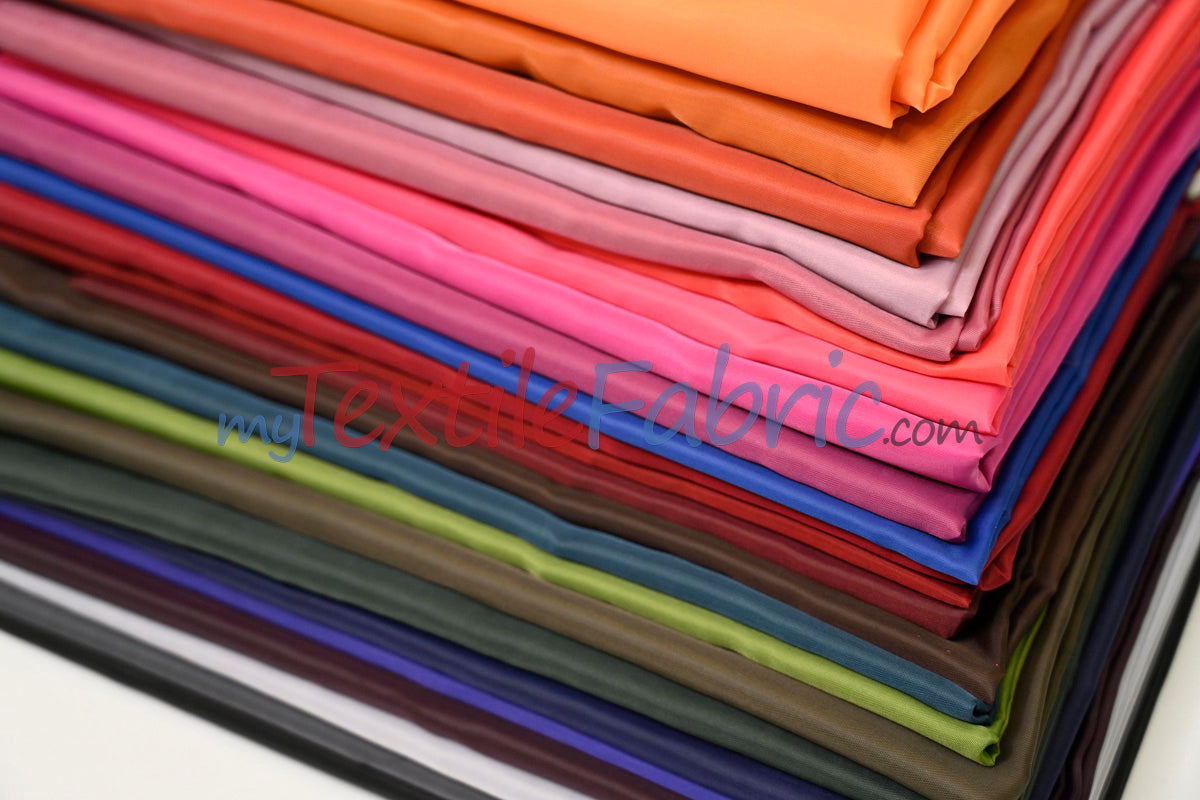 Polyester Lining Fabric - 100 Percent Polyester, Solid, 58/60" Width (Continuous Yards)