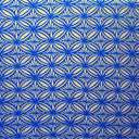 Poly Linen Tapa Flower Print Fabric