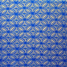Poly Linen Tapa Flower Print Fabric