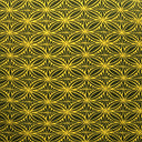 Poly Linen Tapa Flower Print Fabric