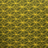 Poly Linen Tapa Flower Print Fabric
