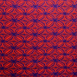 Poly Linen Tapa Flower Print Fabric