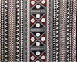 Fijian Tapa Polyester Fabric - Maroon Oak, Golden Brown, 36" X 56" (1 Yard)