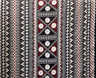 Polyester Tapa Fabric Fijian Print Maroon Oak