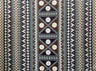 Polyester Tapa Fabric Fijian Print Maroon Oak