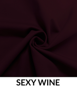 Ponte Rayon Nylon Fabric - Black, 320 GSM