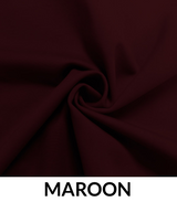 Ponte Rayon Nylon Fabric - Black, 320 GSM