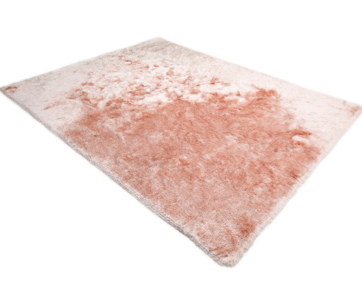 Brisa Shag Viscose Polyester Fabric - Powder Pink, Solid Two Tone, 2" Pile Height (1 Unit)