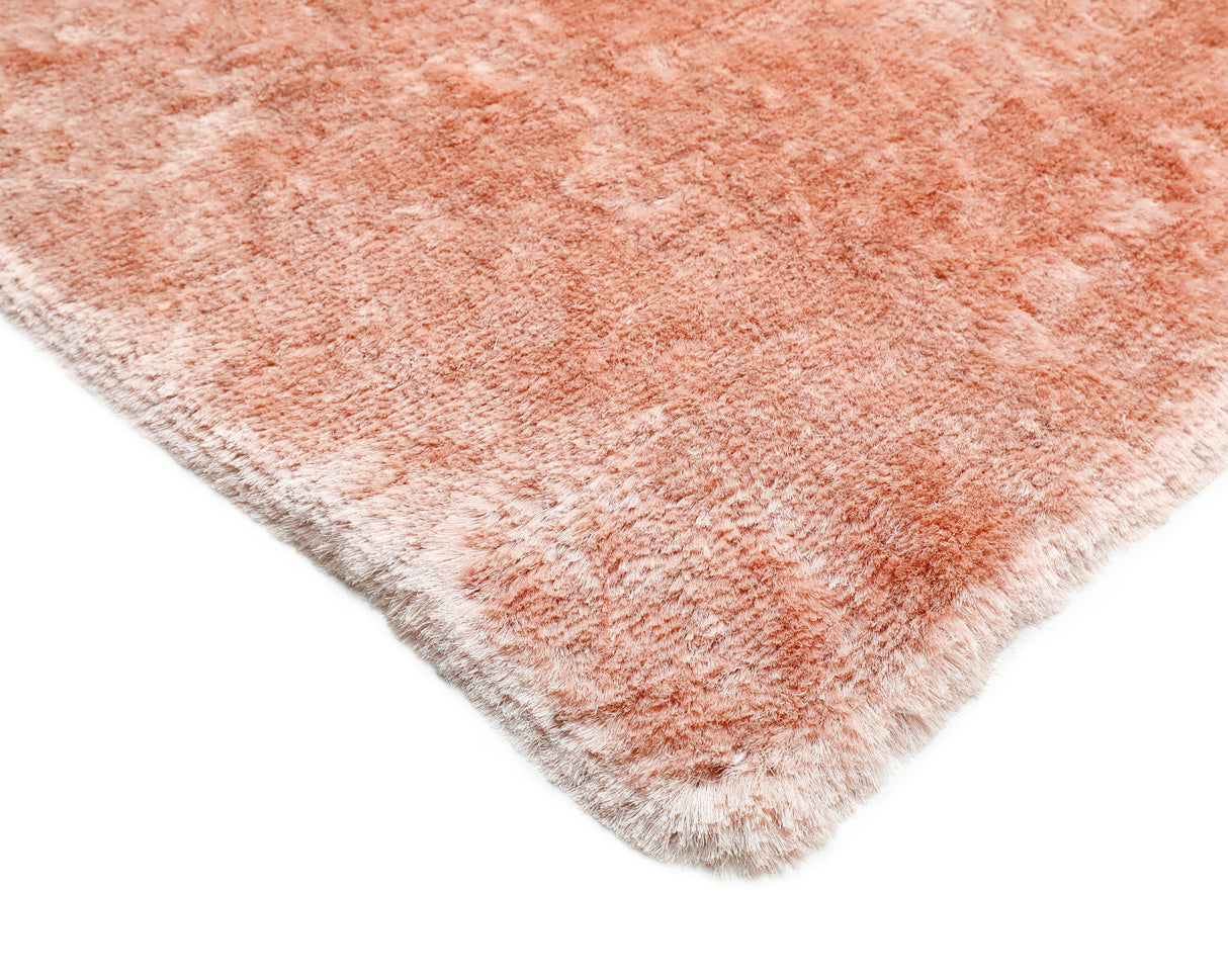 Brisa Shag Viscose Polyester Fabric - Powder Pink, Solid Two Tone, 2" Pile Height (1 Unit)