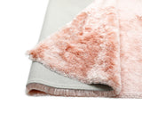 Brisa Shag Viscose Polyester Fabric - Powder Pink, Solid Two Tone, 2" Pile Height (1 Unit)