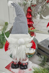 13” Resin Santa Gnome Figurine