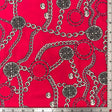 Medallion Chains Printed Nylon Spandex Fabric - Blue Medallion Chains Print, 55/56" Width (1 Yard)