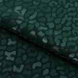 Slick Vinyl Leopard Print Stretch Fabric