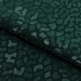 Prowl Polyester Spandex Slick Vinyl Fabric - Leopard Print, 54" Width (1 Yard)