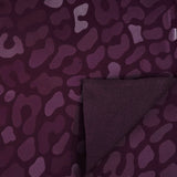 Slick Vinyl Leopard Print Stretch Fabric