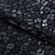 Prowl Polyester Spandex Slick Vinyl Fabric - Leopard Print, 54" Width (1 Yard)