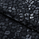 Prowl Polyester Spandex Slick Vinyl Fabric - Leopard Print, 54" Width (1 Yard)