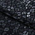 Slick Vinyl Leopard Print Stretch Fabric