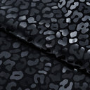 Slick Vinyl Leopard Print Stretch Fabric
